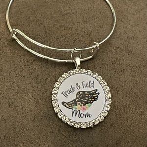 Track and field mom bracelet